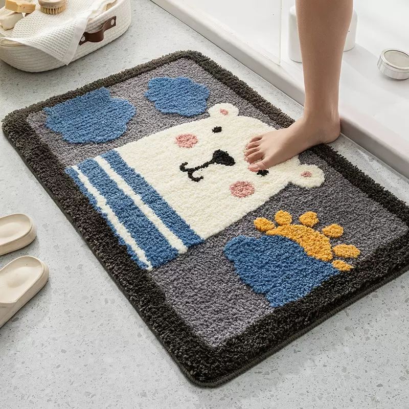 Cute Cartoon Dog Bath Mat Kalsten