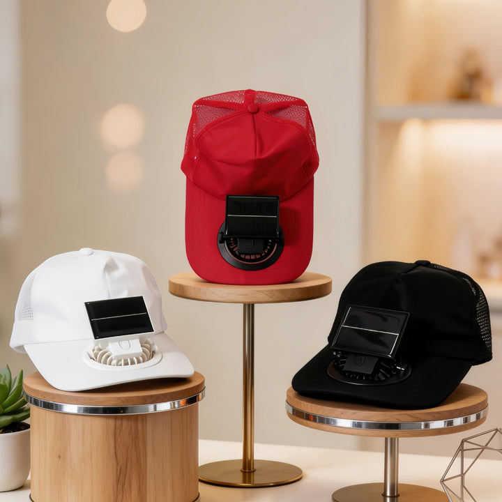 Ladies Cooling Sun Hat with Integrated Fan Kalsten