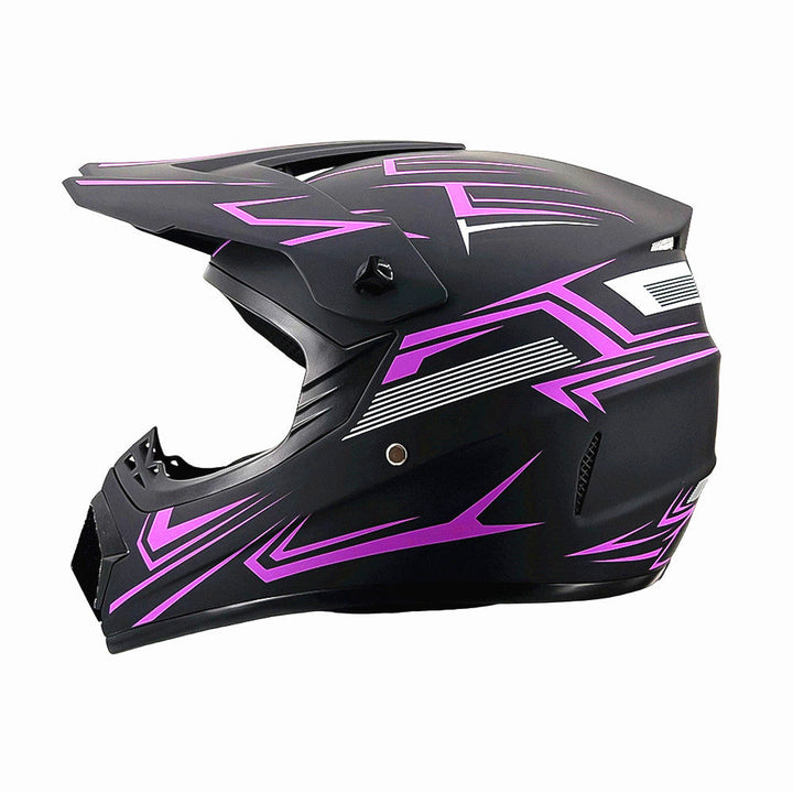 full-face motocross helmet with extended visor and reinforced chin guard Kalsten
