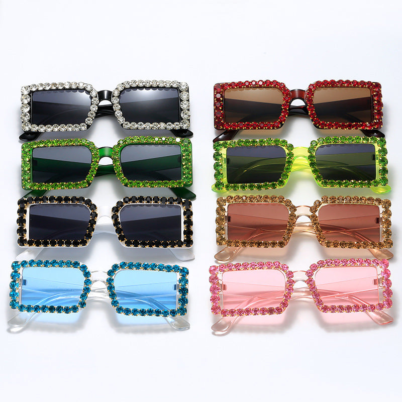 Women's fashionable sunglasses with glittering frame embellishment Kalsten