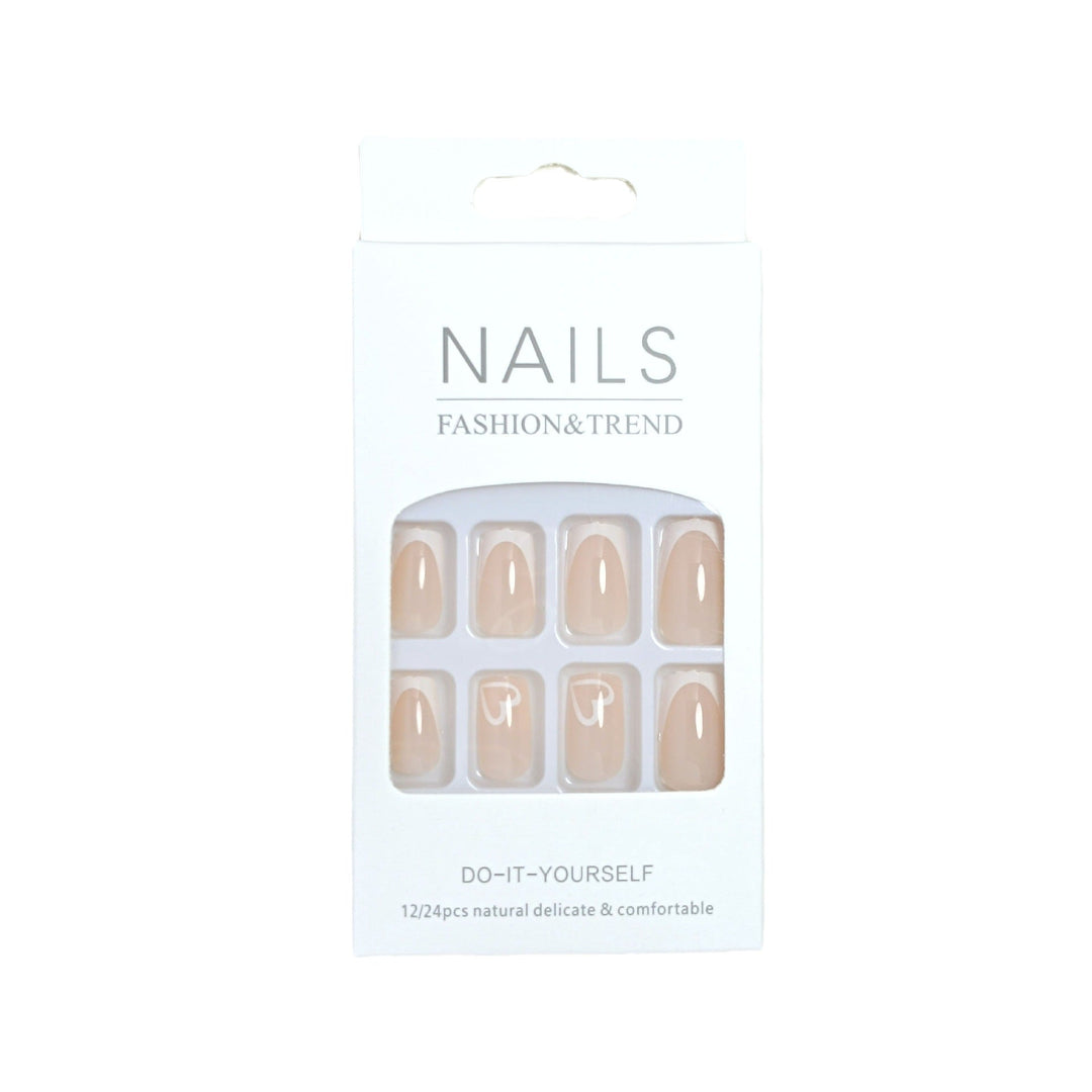 Artistic Heart Design Press-On Nails Kalsten