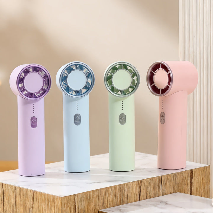 Women's Portable Handheld Fan with USB Charging Function and Flexible Design Kalsten