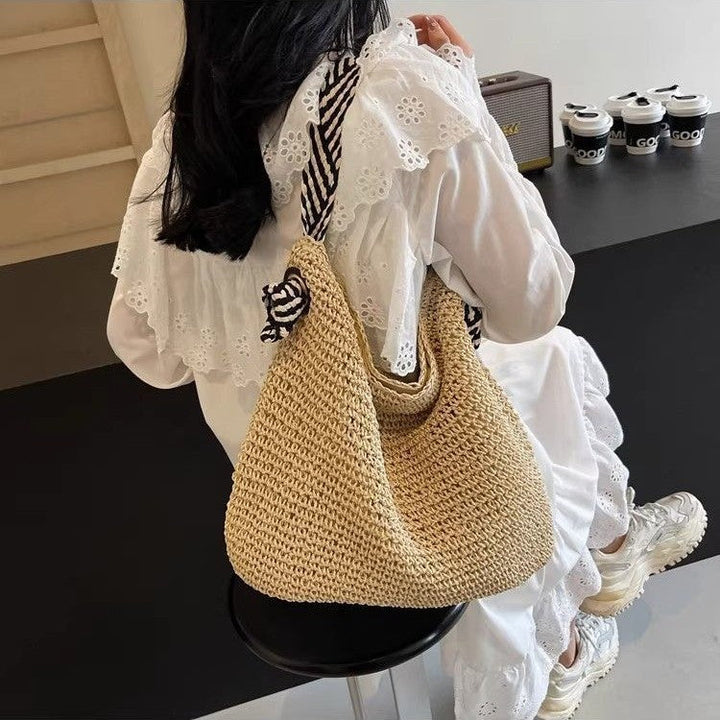 Large Handwoven Basket Shopper Kalsten