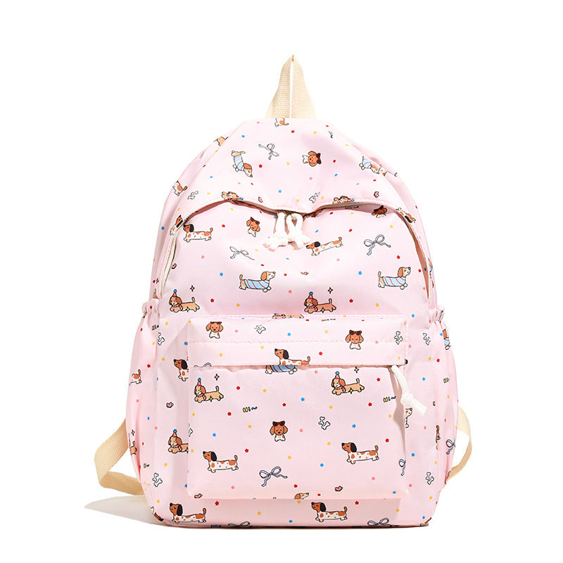 Backpack with Cheerful Dog Motif Kalsten