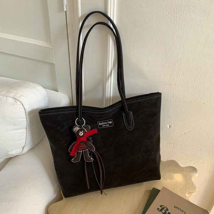 Elegant Faux Leather Tote Bag Kalsten