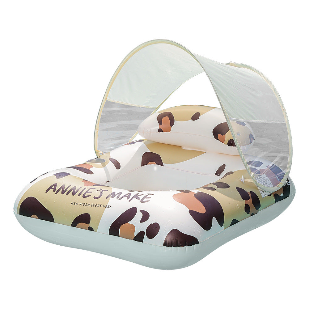 Women's Inflatable Comfort Pool Lounger with View Window Kalsten