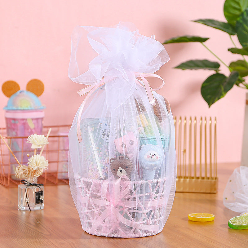 Women's Decorative Basket with Bow Accent Kalsten