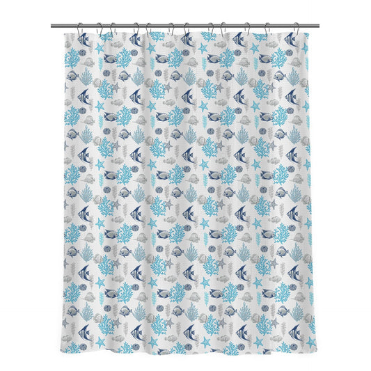 Floral Patterned Shower Curtain