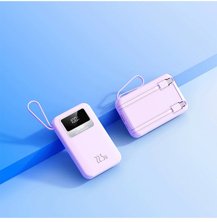 Portable power bank with digital display and intelligent 22.5W fast charging function Kalsten