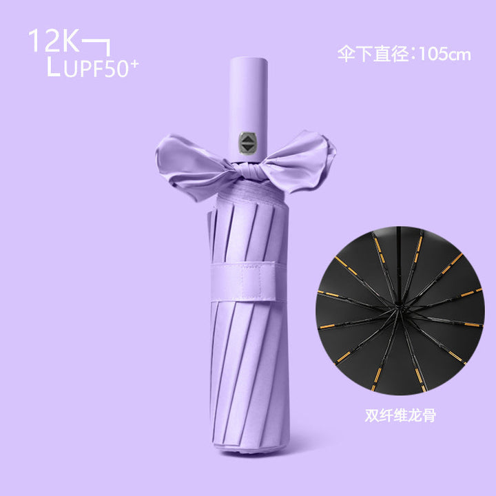 Women's compact and wind-resistant umbrella with UV protection technology Kalsten
