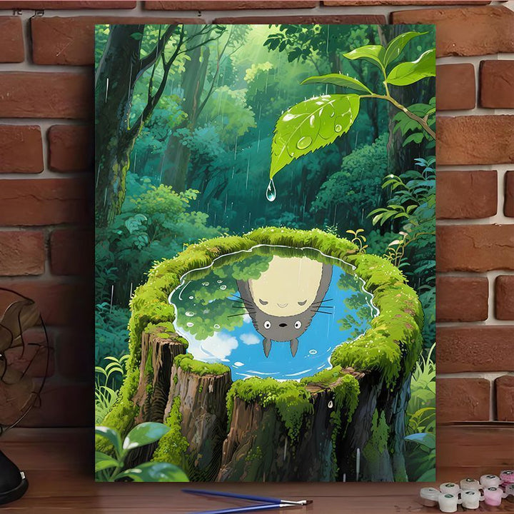 Enchanted Forest Scene Canvas Art Print Kalsten