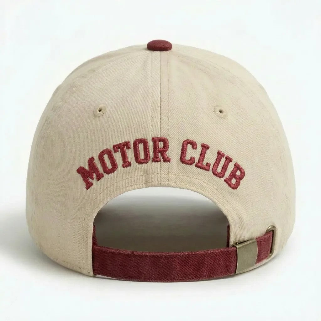 Women sporty cap with racing motif Brehn