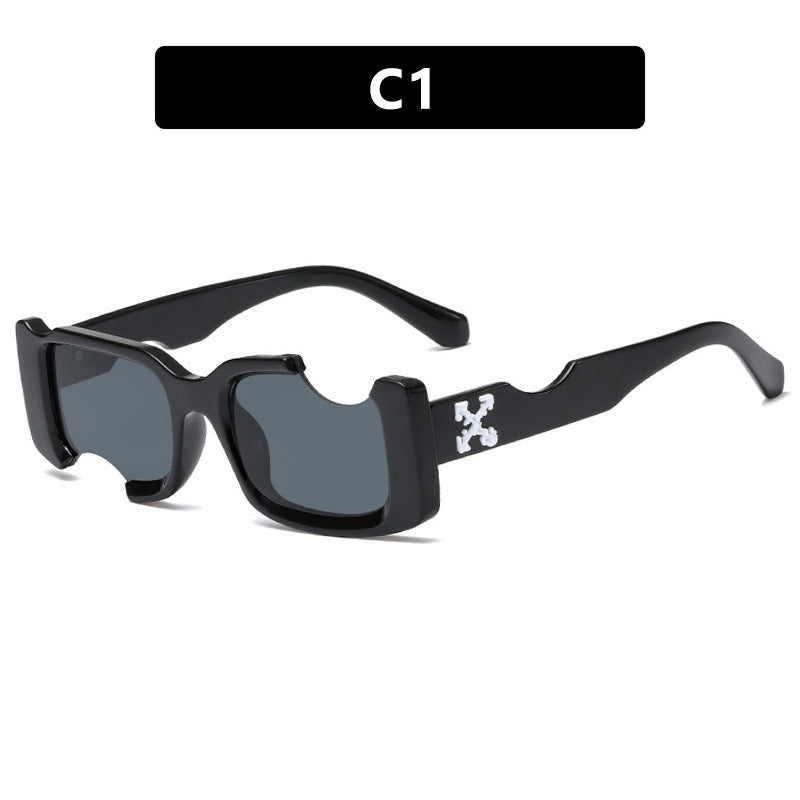 Ladies fashionable sunglasses with distinctive design and sturdy plastic frame Kalsten