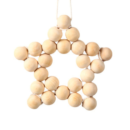 Decorative Wooden Star Wall Hanging Acalora