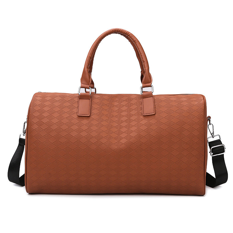Sporty shoulder bag with structured outer material Kalsten
