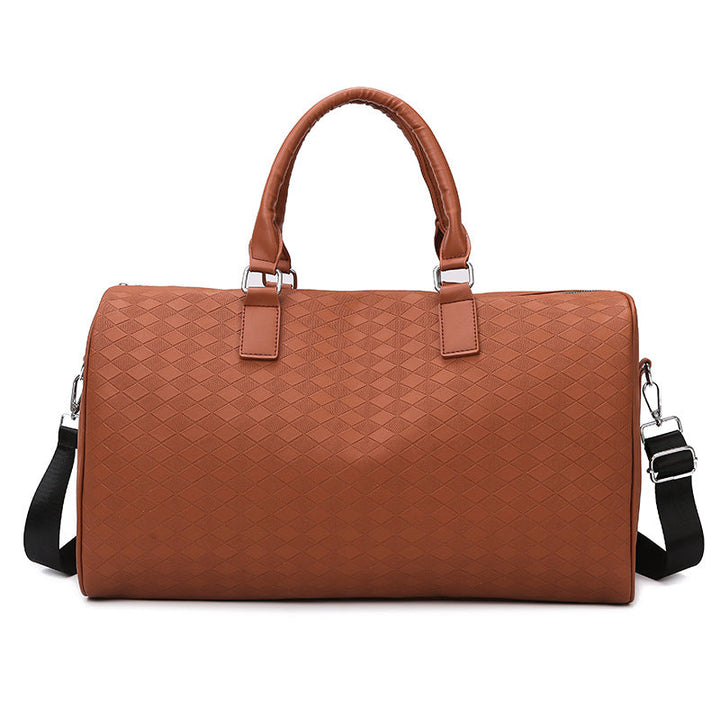 Sporty shoulder bag with structured outer material Kalsten