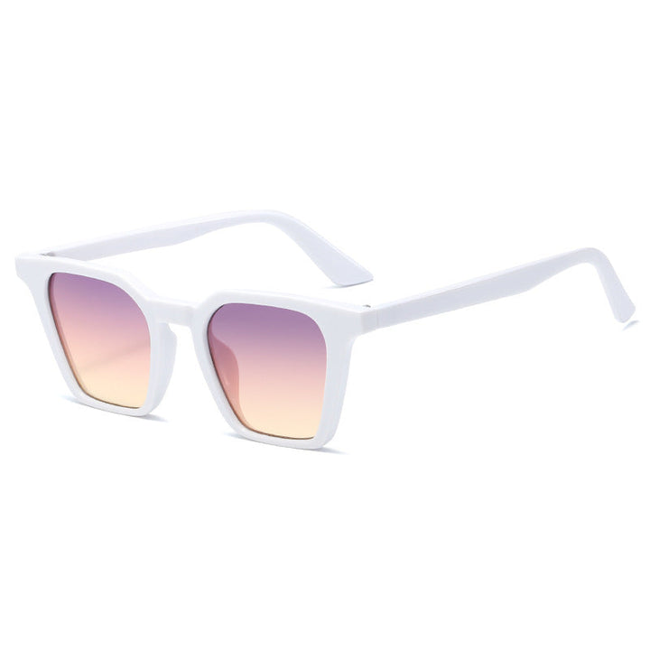 Women's square sunglasses with distinctive shield design and UV protection Kalsten