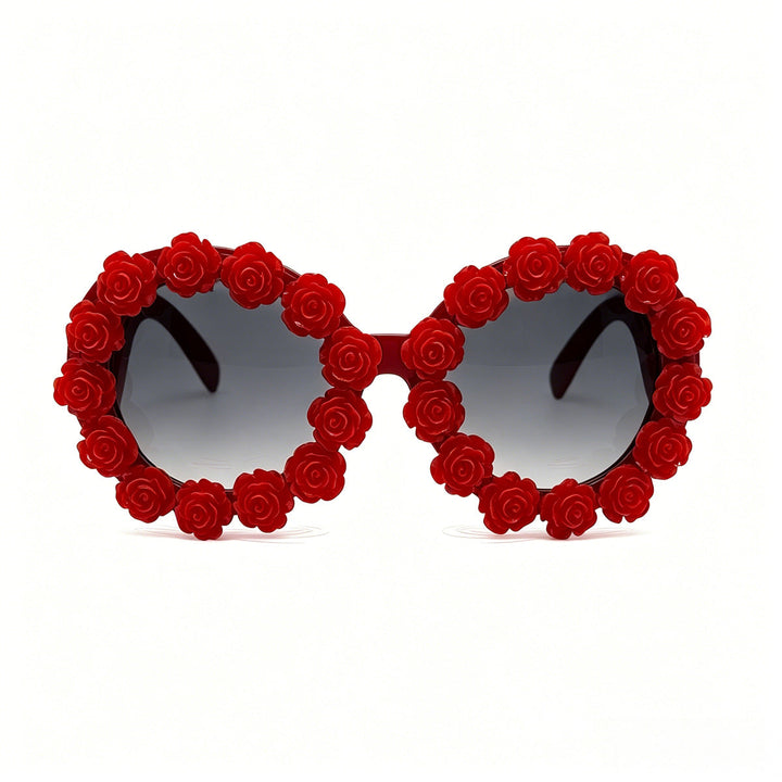 Ladies Designer Sunglasses with Floral Accents Kalsten