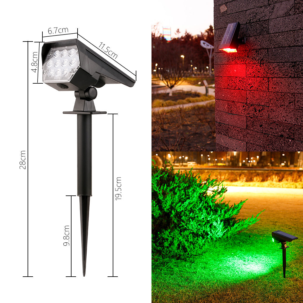 Adjustable Solar LED Landscape Spotlight Stake Kalsten