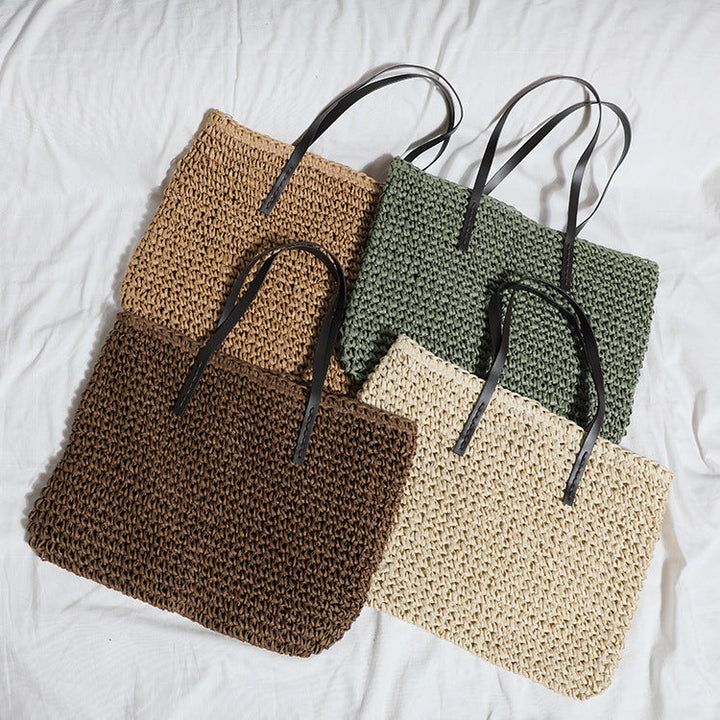 Handcrafted beach bag with strong structure Kalsten