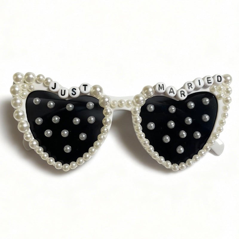 Bridal Heart-Shaped Sunglasses Kalsten