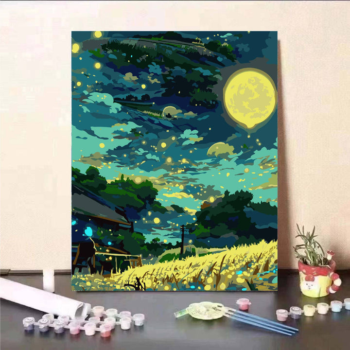 DIY Scenic Landscape Paint by Numbers Kit Kalsten