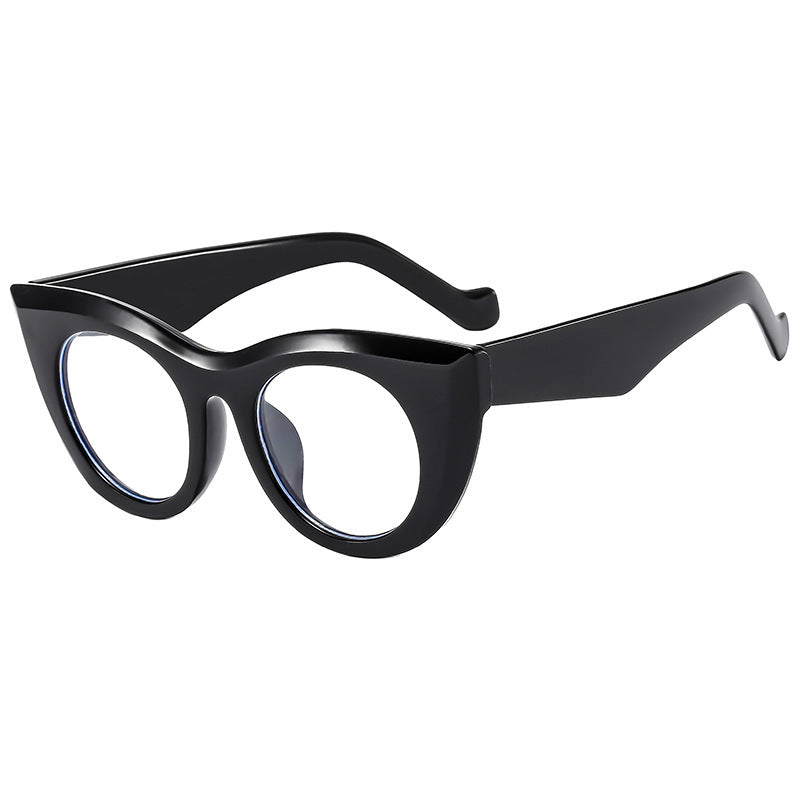 Women's Cat-Eye Sunglasses with Transparent Frame and Polarized Lenses Kalsten
