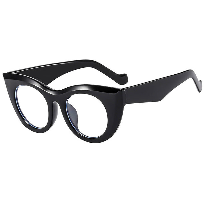 Women's Cat-Eye Sunglasses with Transparent Frame and Polarized Lenses Kalsten