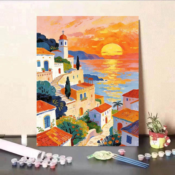 Scenic Sunset Canvas Art Kalsten