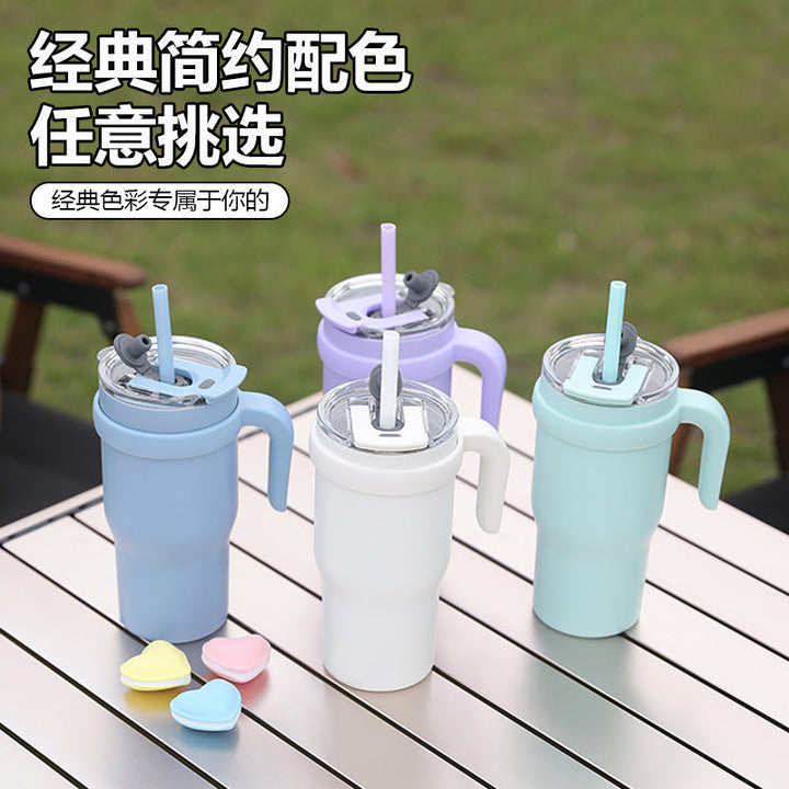 Unisex drinking cup with straw Kalsten