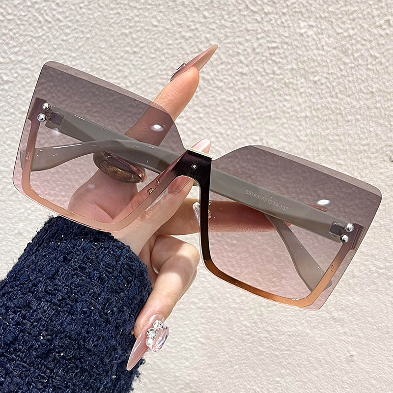Ladies oversized sunglasses in modern design with UV protection Kalsten