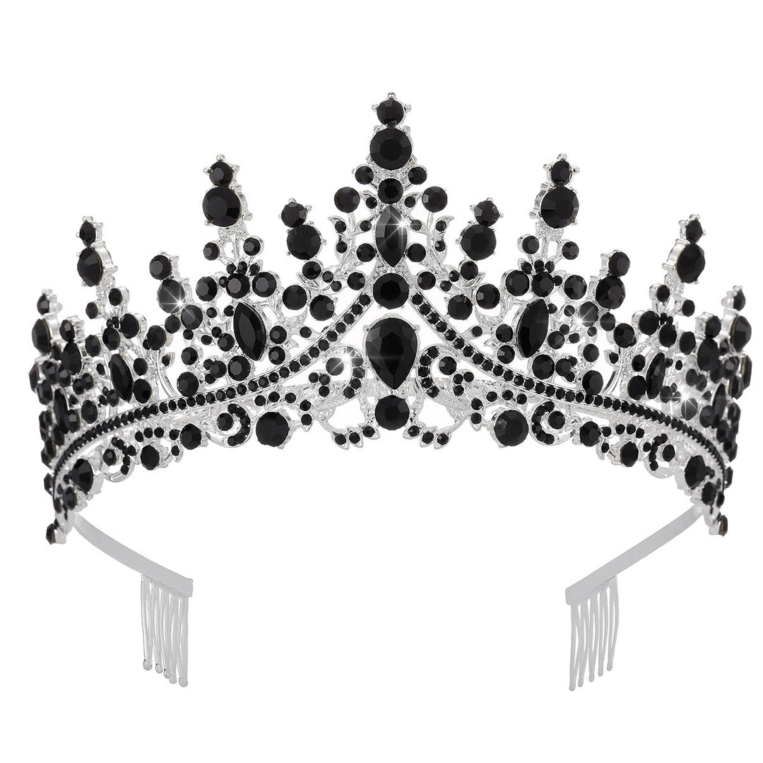 Ladies Rhinestone Tiara with Sparkling Gemstones Kalsten
