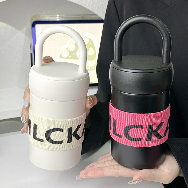 Women's multifunctional thermos cup with practical carrying handle Kalsten