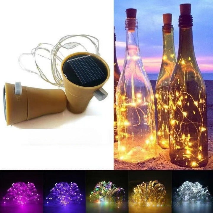 LED Bottle Stopper Fairy String Lights With Waterproof Battery Cap And Flexible Copper Wire Kalsten