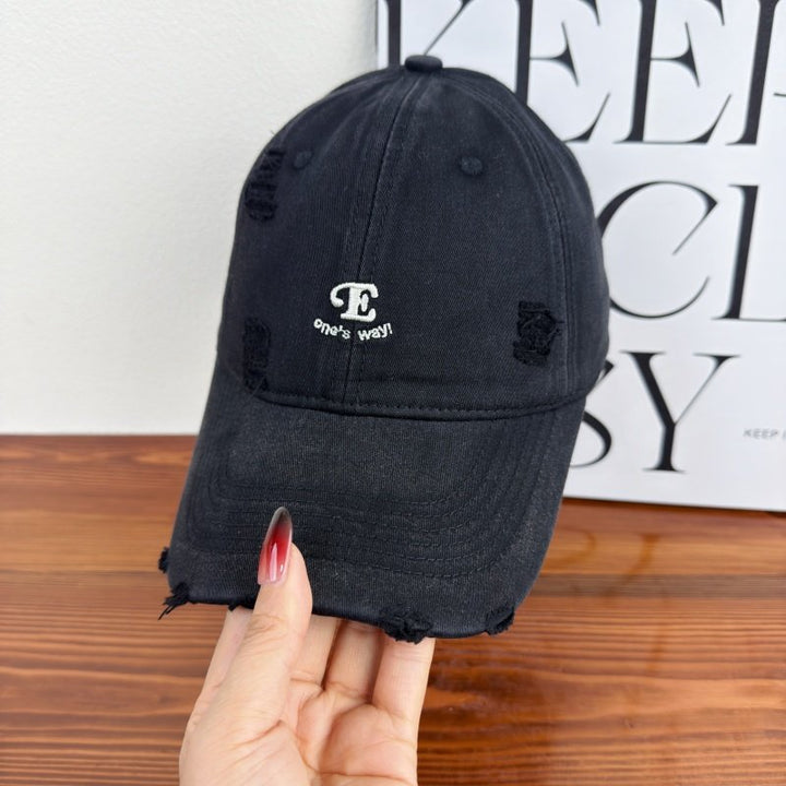 Unisex Distressed Denim Cap Kalsten