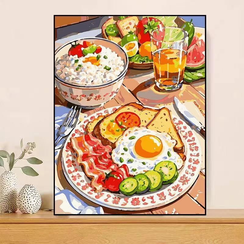 Food-Themed Decorative Canvas Art Kalsten