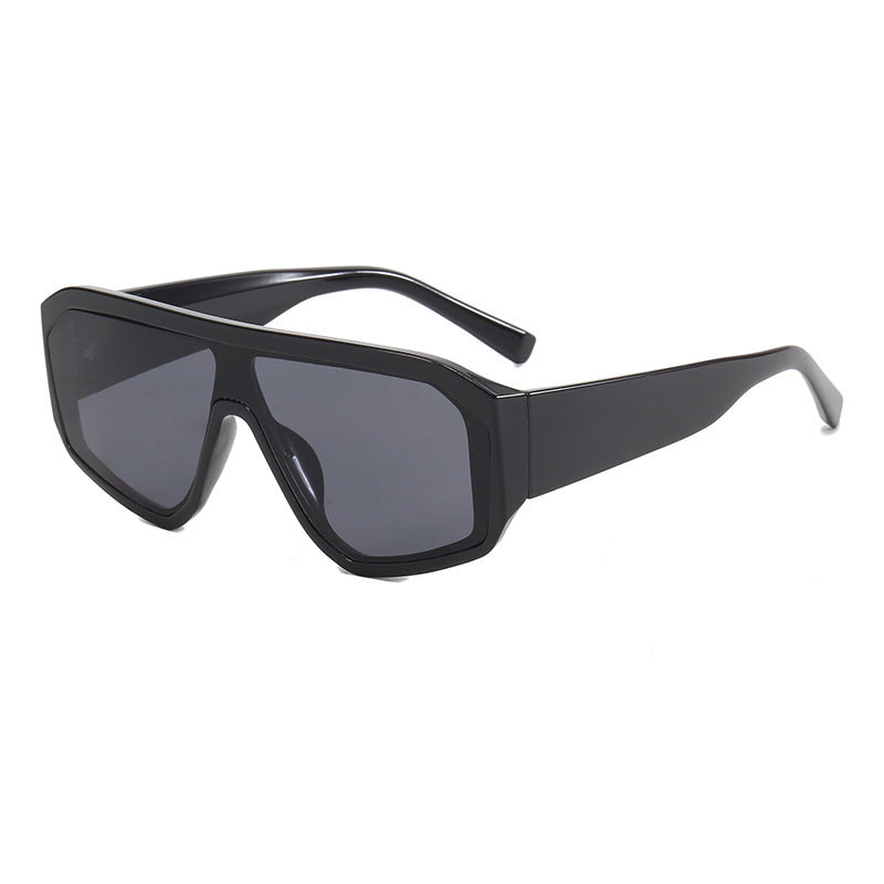 Women's oversized sunglasses in modern design with wide frame Kalsten