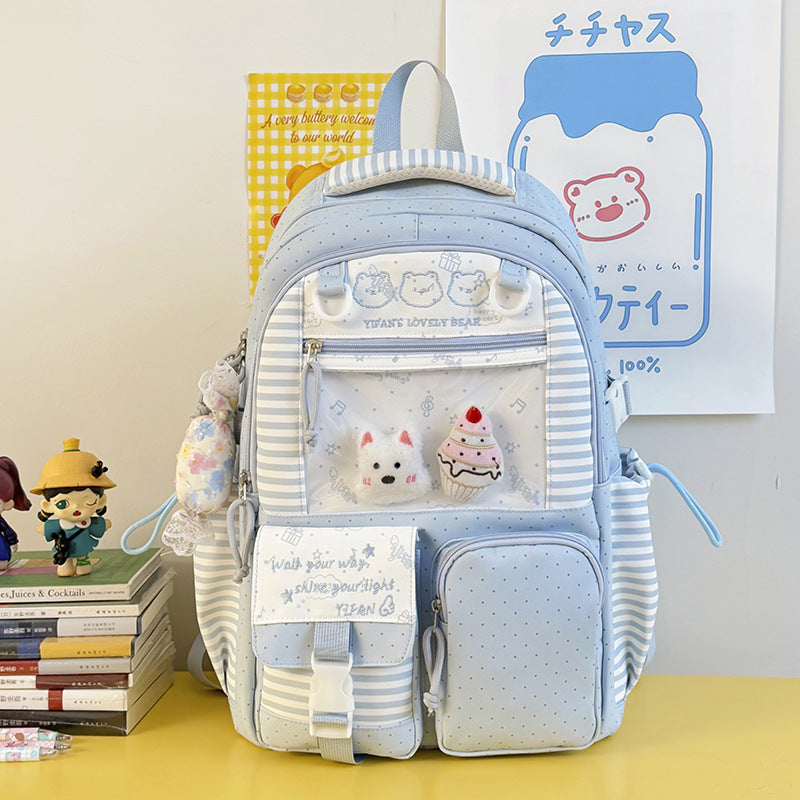 Cute Character Design School Backpack