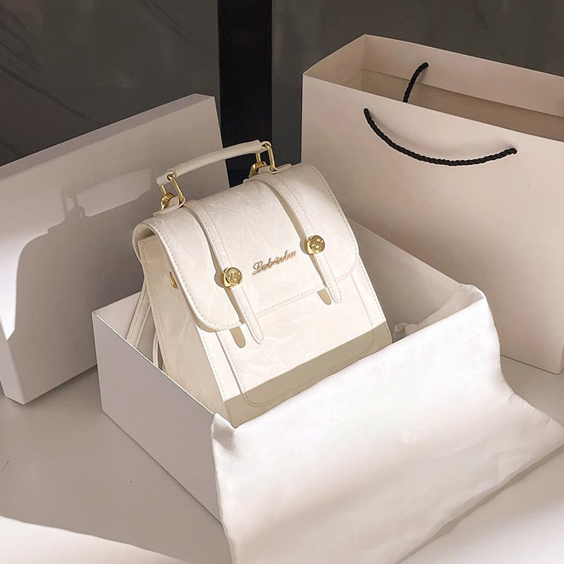 Vintage-Inspired Structured Mini Backpack Acalora