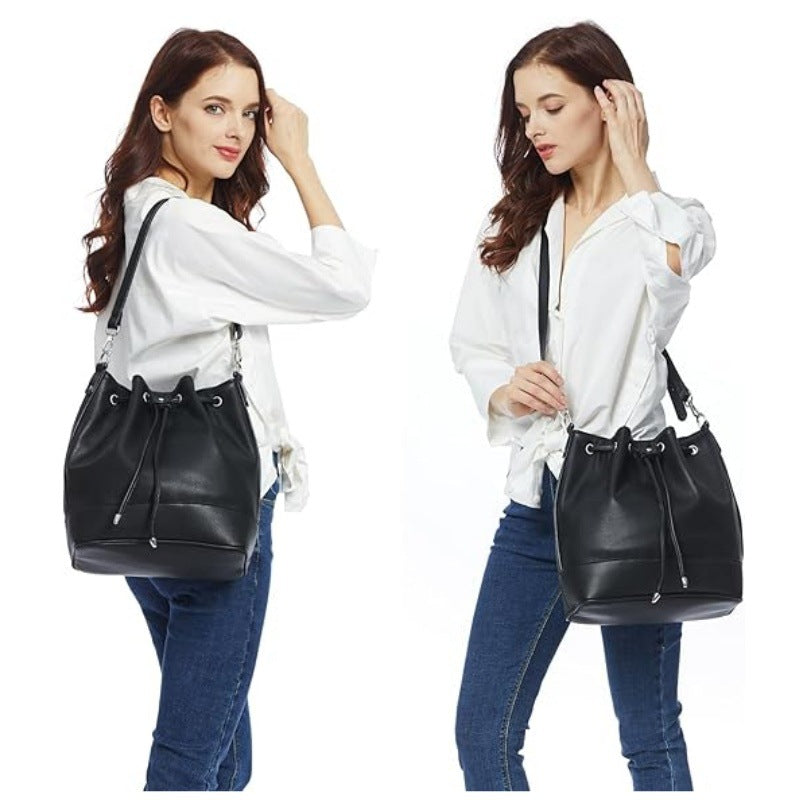 Practical drawstring bag with adjustable shoulder strap Kalsten