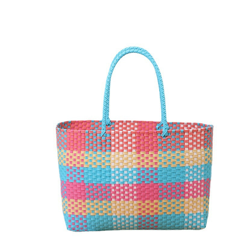 Colorful and Handmade Woven Market Bag Kalsten