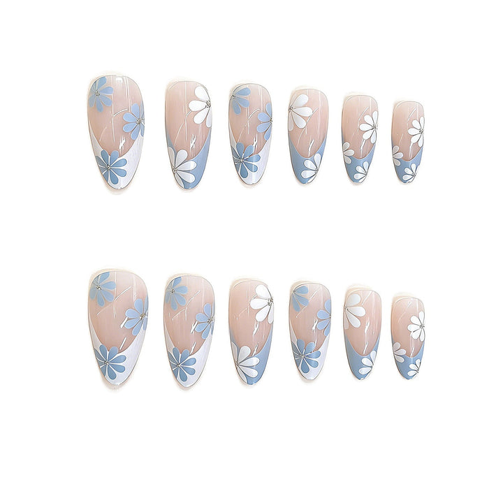 Floral Design Press-On Nail Set Kalsten