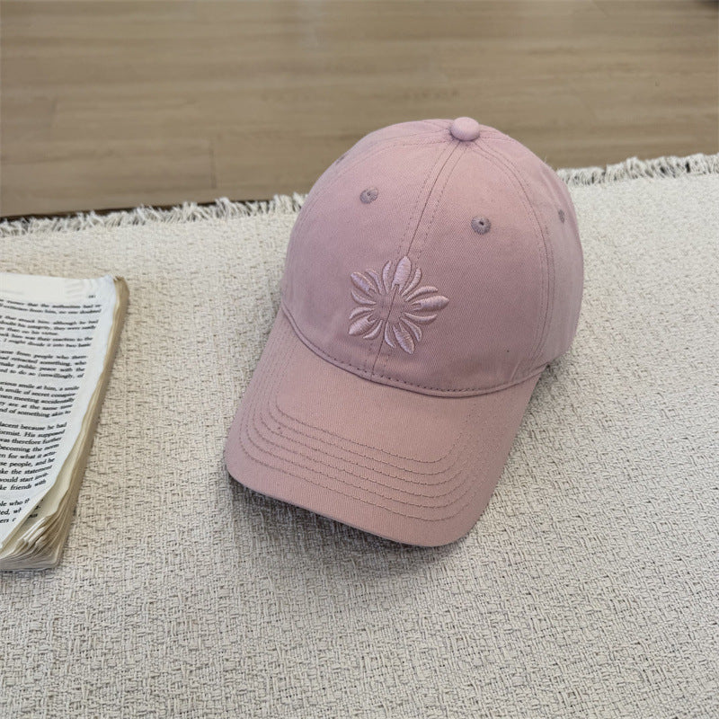 Women's Floral Embroidered Baseball Cap Kalsten
