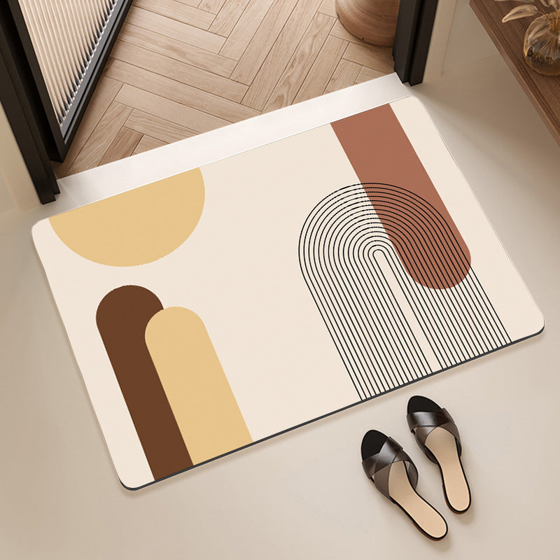 Artistic Cat-Themed Bath Mat Acalora