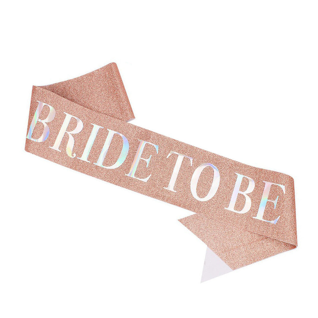 Ladies Glittering Bride Sash Kalsten