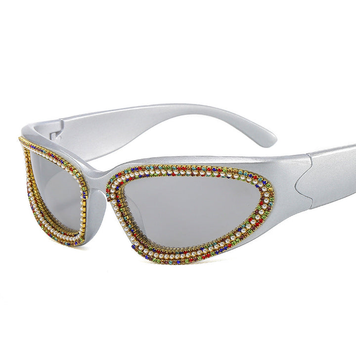 Ladies stylish sunglasses with sparkling crystal frame Kalsten