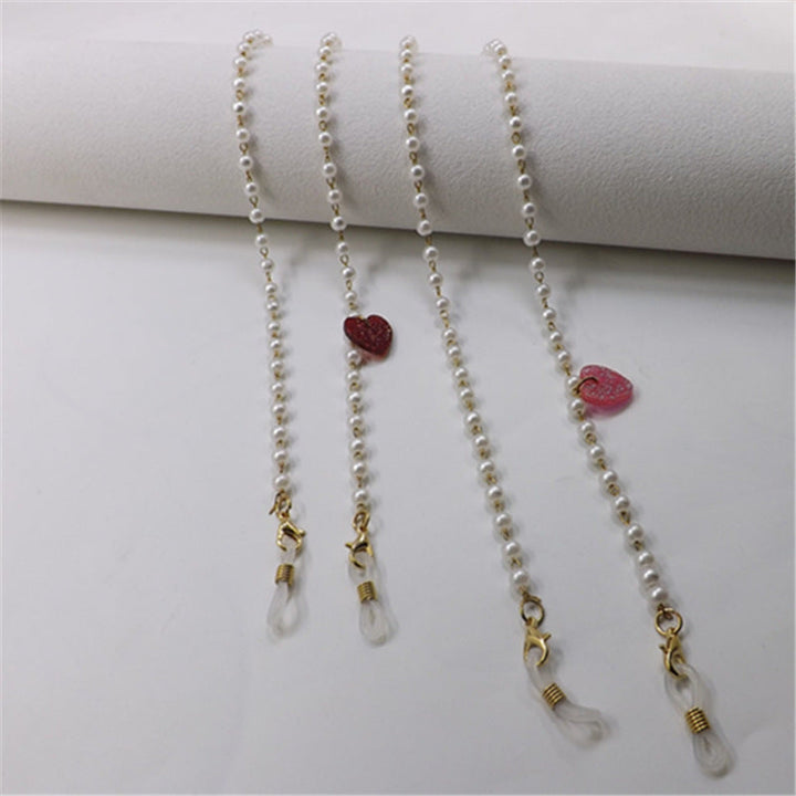Pearl necklace with heart pendant Kalsten