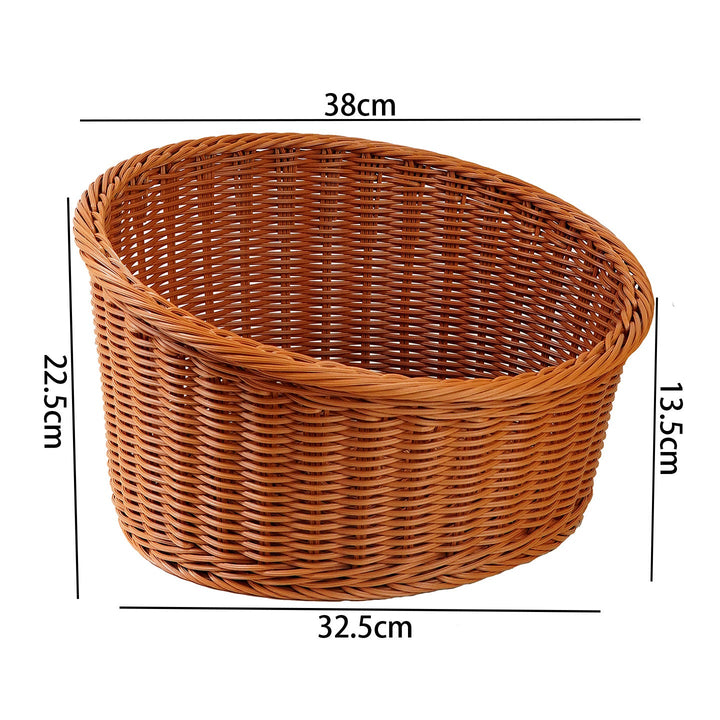 Ladies oval basket made of high-quality willow material Kalsten