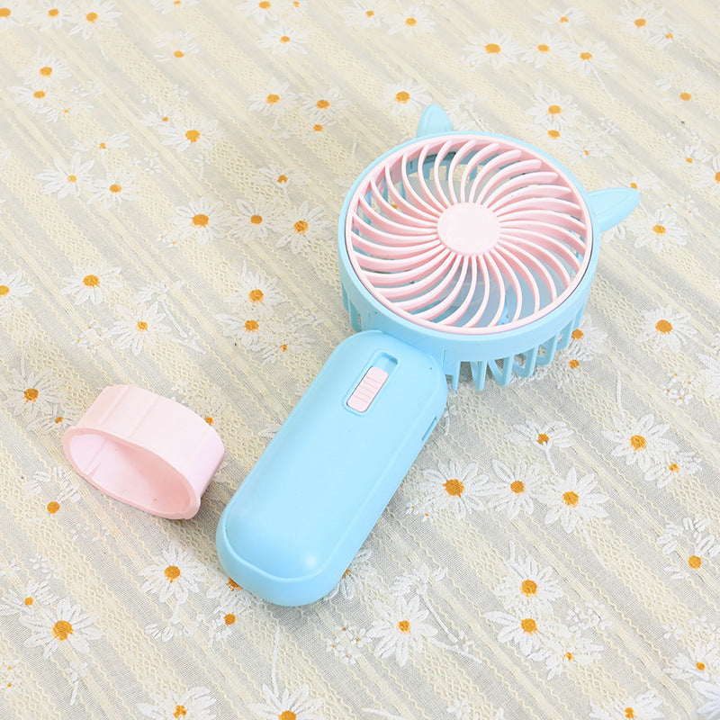 Women's Portable Handheld Fan with Cute Animal Design Kalsten