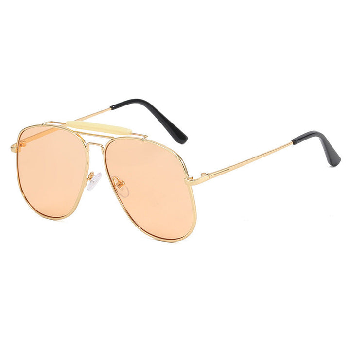 Ladies Pilot Sunglasses with Gold Frame Kalsten